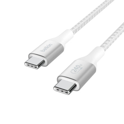 Cable Usb - C Belkin 240W / 2Mt / Blanco - Belkin - Titan.com.pa - 745883859078