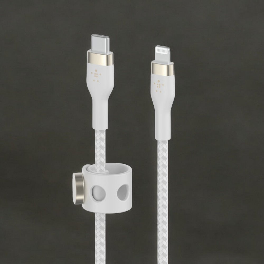 Cable Usb - C Belkin Conector Lightning 3Mt / Blanco - Belkin - Titan.com.pa - 745883832583