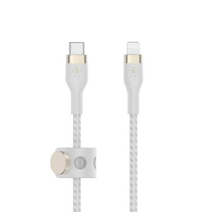 Cable Usb - C Belkin Conector Lightning 3Mt / Blanco - Belkin - Titan.com.pa - 745883832583