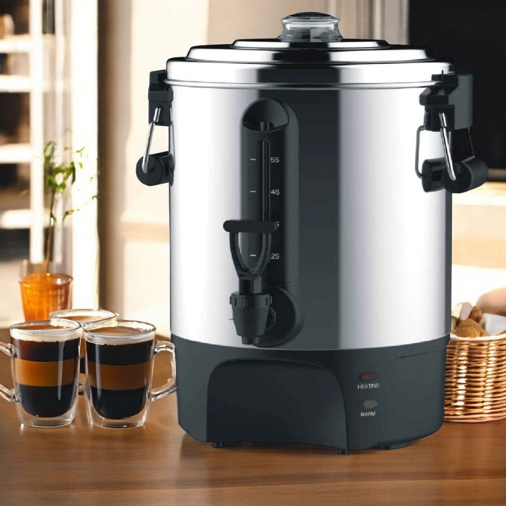 Cafetera Eléctrica Sankey CM - 6012 / 60 Tazas / 1500W / Acero Inoxidable - Sankey - Titan.com.pa - 7453118902729