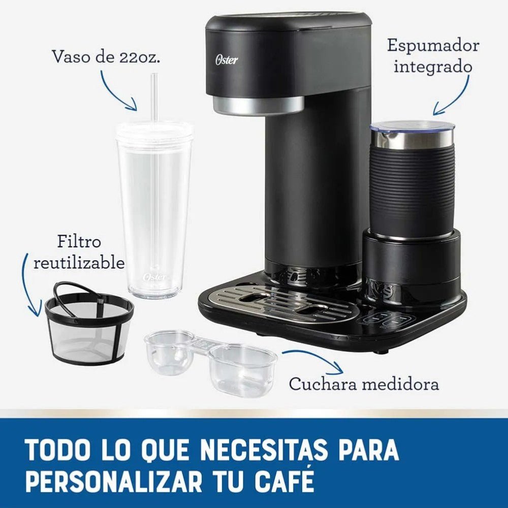 Cafetera Latte Oster 4 en 1 / Con Espumador - Oster - Titan.com.pa - 053891172226