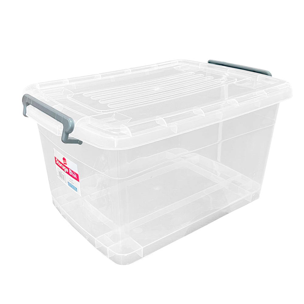 Caja Plástica Multiuso 55 Litros / Transparente / Home Elegance - Home Elegance - Titan.com.pa - 2100001502478
