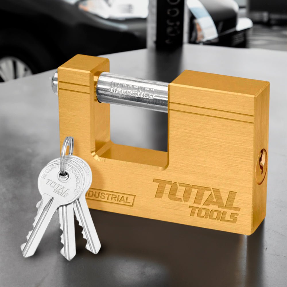 Candado Rectangular Total 609 g / 3 llaves - Total - Titan.com.pa - 6925582160536