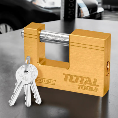 Candado Rectangular Total 609 g / 3 llaves - Total - Titan.com.pa - 6925582160536