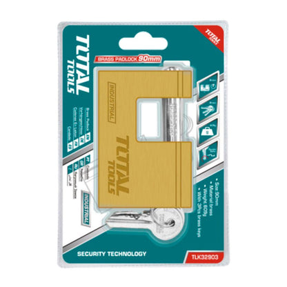 Candado Rectangular Total 609 g / 3 llaves - Total - Titan.com.pa - 6925582160536