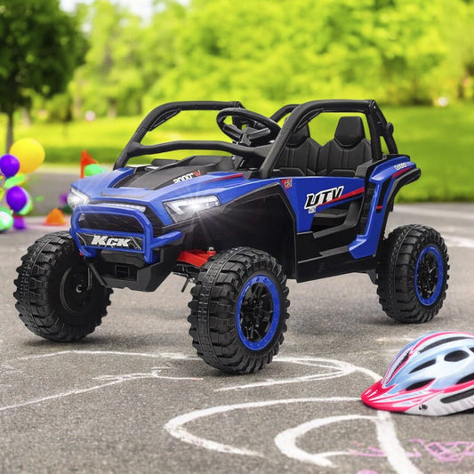 Carro Recargable 4X4 W/RC UTV Azul/Negro 12V - Overseas - Titan.com.pa - 2100000209231