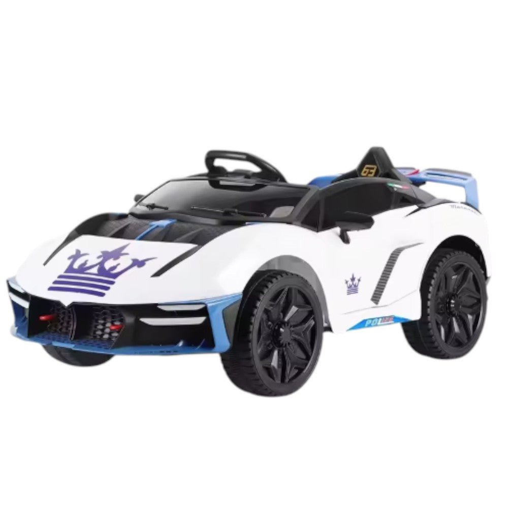 Carro Recargable Maserati R/C Blanco/Azul 12V - Overseas - Titan.com.pa - 2100000118465