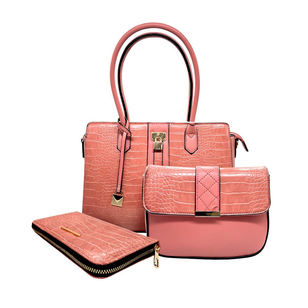 Cartera Casual Oleg Cassini Para Dama / 3Pzas / 163 - M4 / Sutirdo - Oleg Cassini - Titan.com.pa - 7453114551297