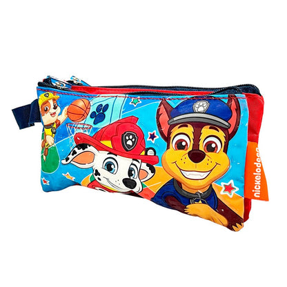 Cartuchera Doble Cierre Paw Patrol Chase/Marshall/Rubble - Paw Patrol - Titan.com.pa - 7450122063439