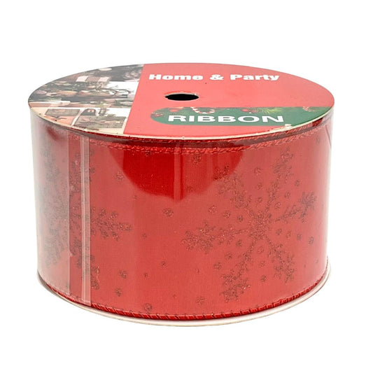 Cinta Decorativa Navideña Christmas Elegance / Rojas / 2.5"x10Yd / Surtido - Christmas Elegance - Titan.com.pa - 2100000535033