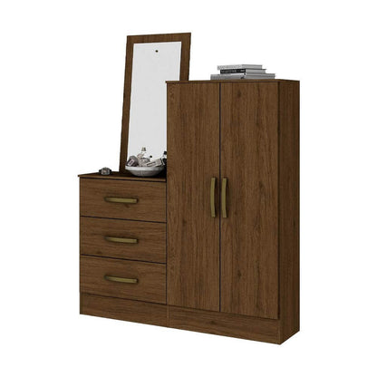 Cómoda Henn 2 Puertas y 3 Gavetas / Castaño - Henn - Titan.com.pa - 7890022087850