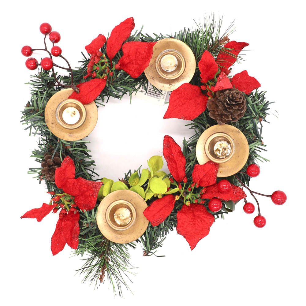 Corona de Navidad Miró Christmas de Adviento 30 cm