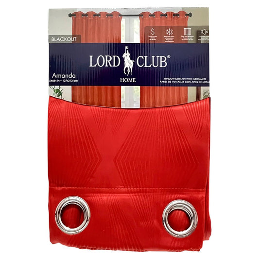 Cortina Amanda / Lord Club / Blackout con Aros / Rust 54" x 84" - Lord Club - Titan.com.pa - 2100000949175