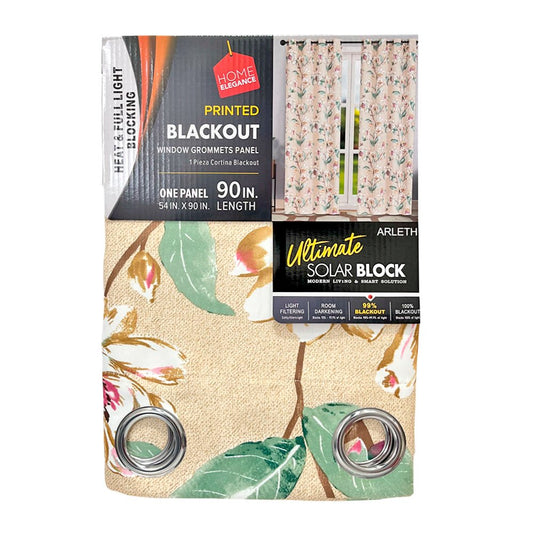 Cortina Arleth 52" x 90" Blackout Taupe / Home Elegance - Home Elegance - Titan.com.pa - 2100000283057