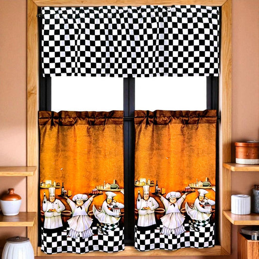 Cortina de Cocina / Home Elegance / Chef Estampada - Home Elegance - Titan.com.pa - 2100000267743