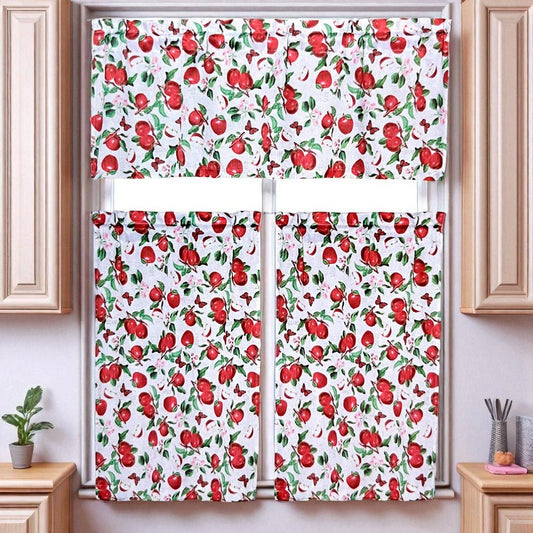 Cortina de Cocina / Home Elegance / Estampada Apples - Home Elegance - Titan.com.pa - 2100000184866