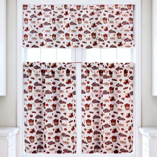 Cortina de Cocina / Home Elegance / Estampado de Manzana - Home Elegance - Titan.com.pa - 2100000681488