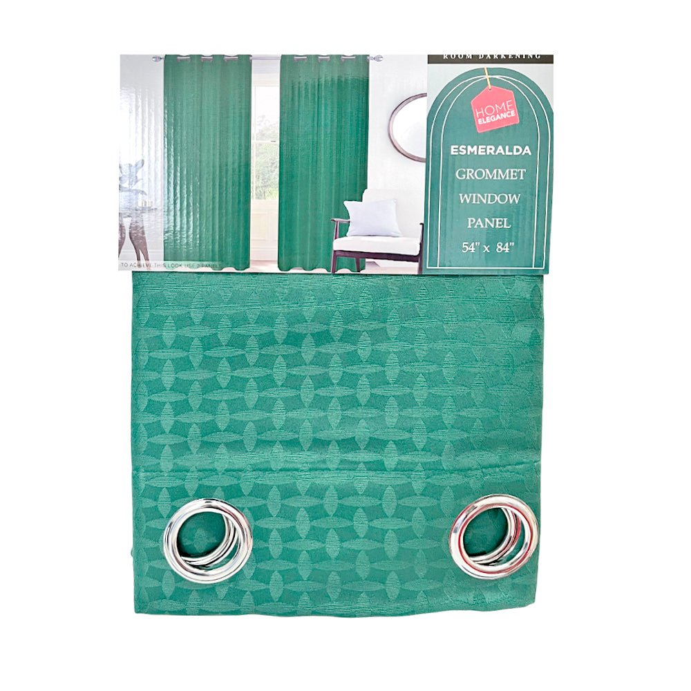 Cortina Esmeralda 54" x 84" Jacquard Verde / Home Elegance - Home Elegance - Titan.com.pa - 2100000198511