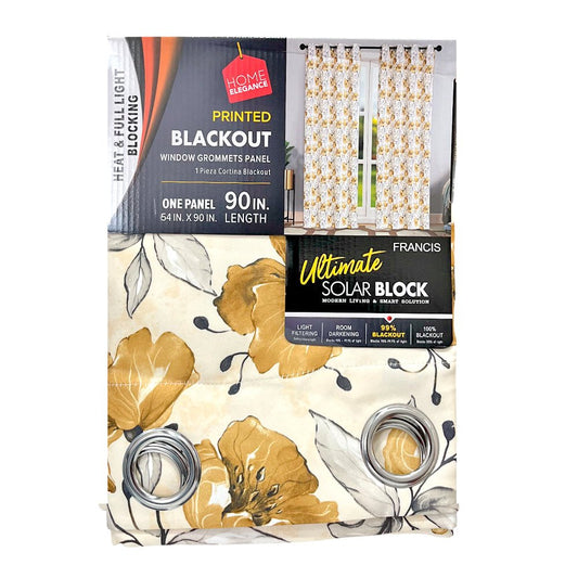 Cortina Francis 54" x 90" Blackout Taupe / Home Elegance - Home Elegance - Titan.com.pa - 2100000129003