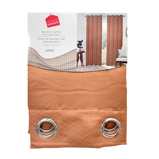 Cortina Jade 54" x 84" Jacquard Mocha / Home Elegance - Home Elegance - Titan.com.pa - 2100000260133