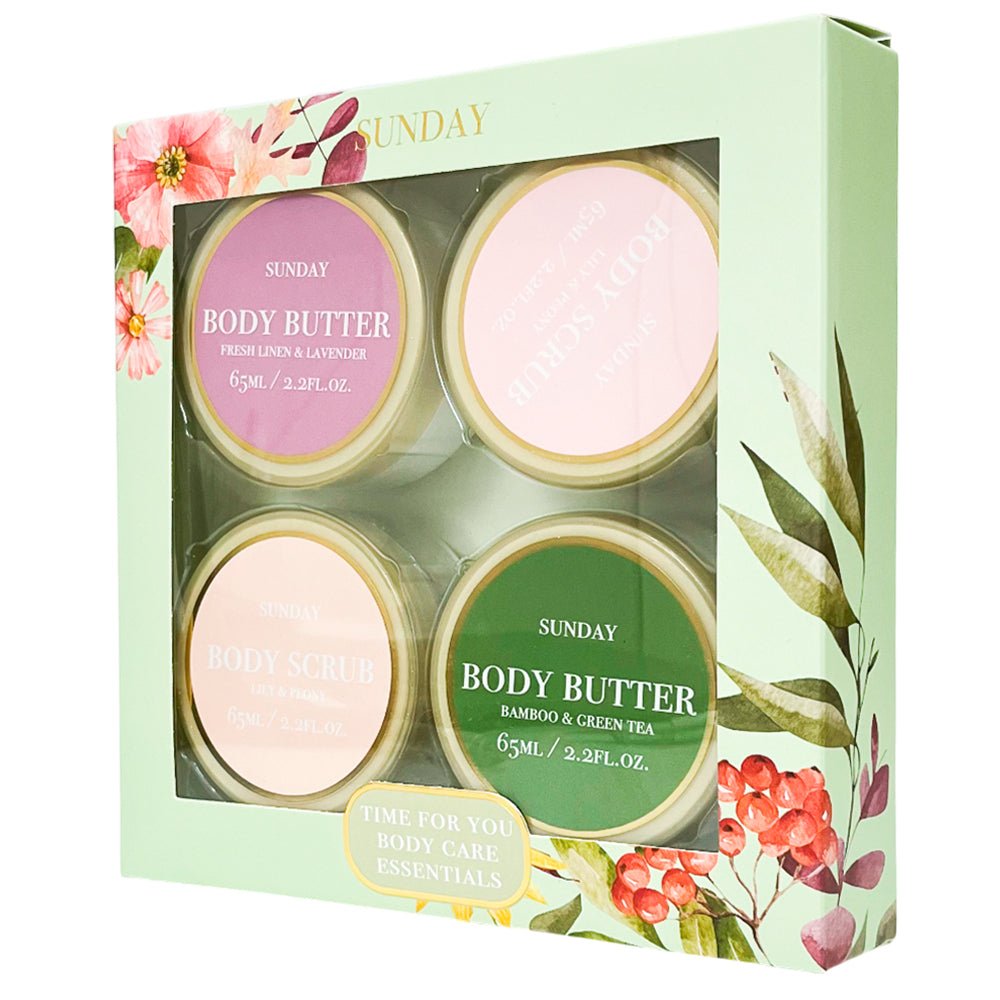 Crema Corporal Fashion 4 Piezas Sunday - Koopman - Titan.com.pa - 8721037490184