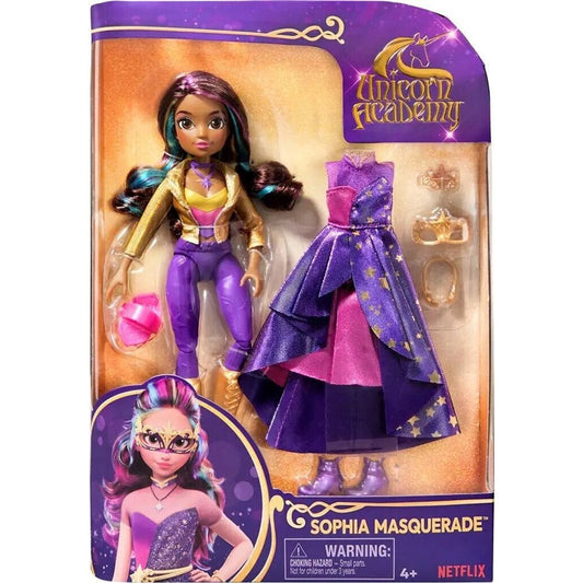 Deluxe Sophia Masquerade Fashion Doll – Unicorn Academy - Unicorn Academy - Titan.com.pa - 778988454688