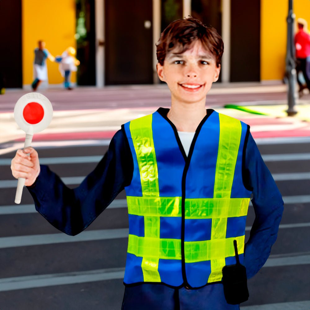 Disfraz Chaleco De Inspector De Tránsito Con Accesorios T - Única - Omer - Titan.com.pa - 7465375464346
