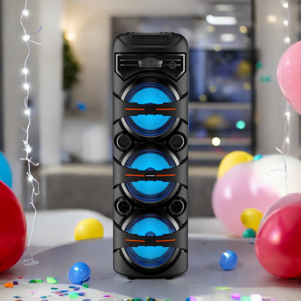 Bocina Recargable Premier 3x8" / 40000W / Negra