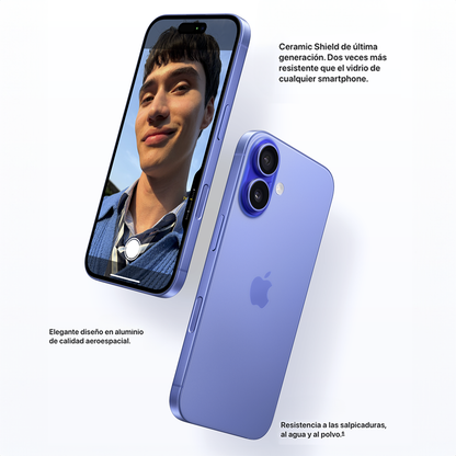 iPhone 16 de 128GB - Ultramarine SF