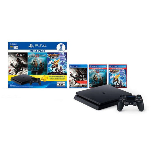 Mega Pack Playstation 4 + Membresía de 3 Meses