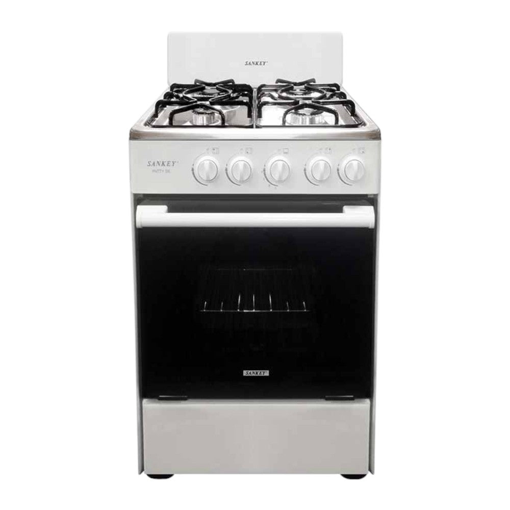 Estufa a Gas Sankey / 4 Quemadores / 20" / Blanca
