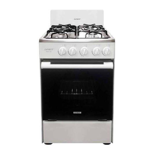 Estufa a Gas Sankey / 4 Quemadores / 20" / Blanca