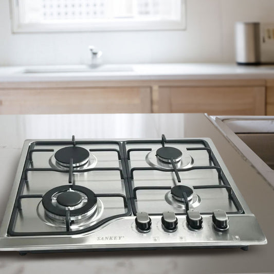 Estufa Empotrable Sankey 4 Quemadores / 24" / Acero Inoxidable