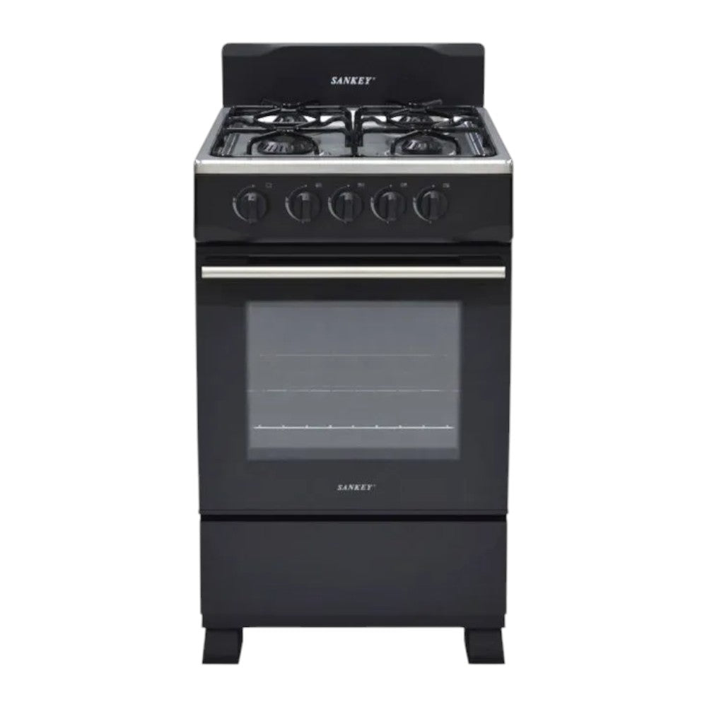 Estufa Sankey 4 Quemadores / Negro