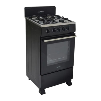 Estufa Sankey 4 Quemadores / Negro