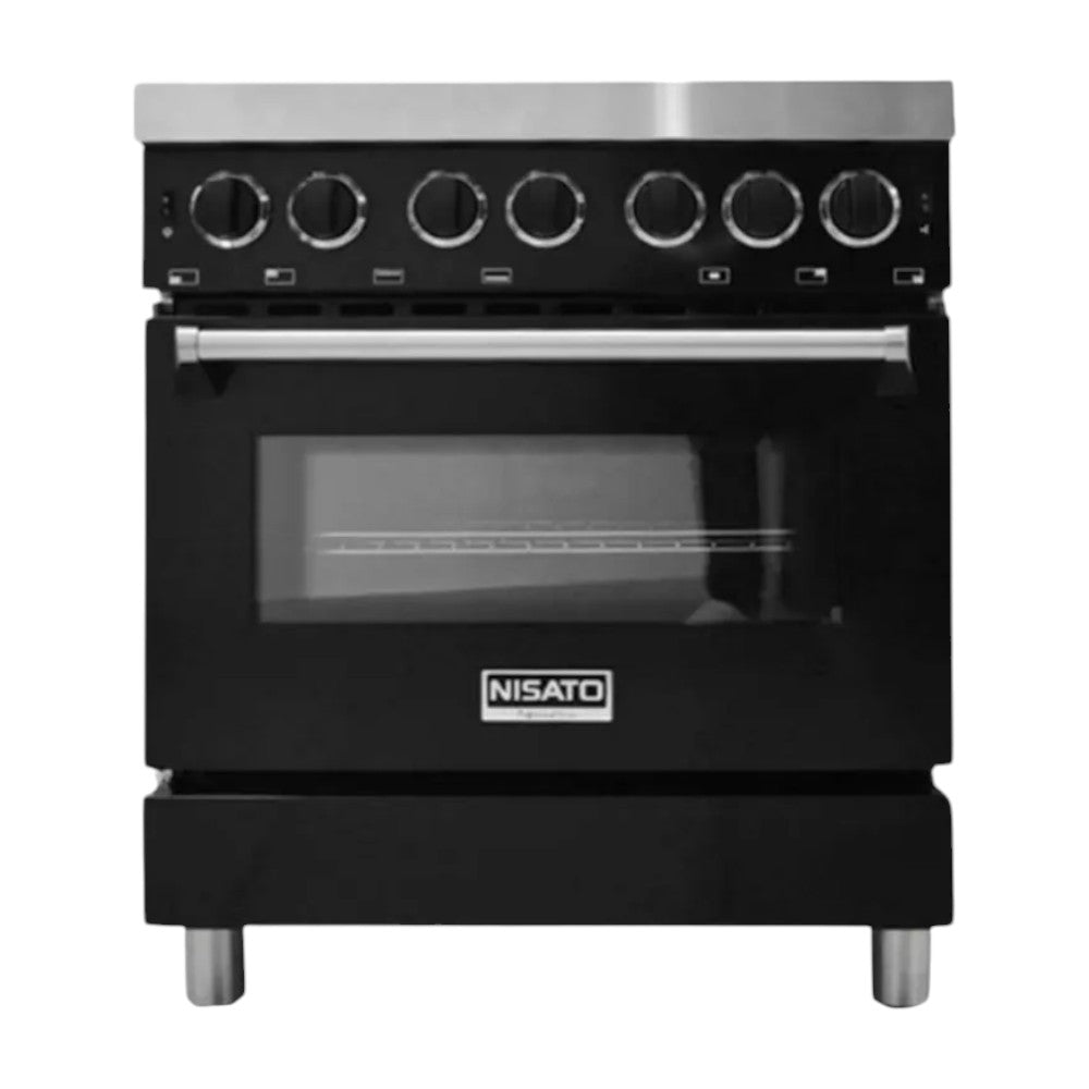 Estufa Nisato 30" / Con 5 Quemadores / Acero Inoxidable + Comal