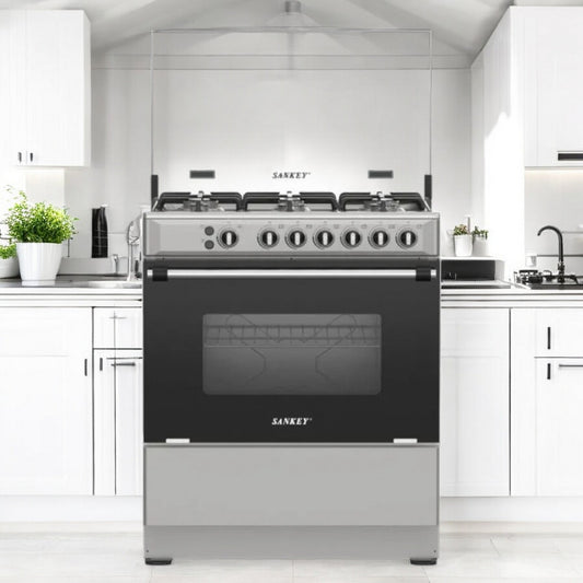 Estufa Sankey 30" / de 6 Quemadores / Acero Inoxidable