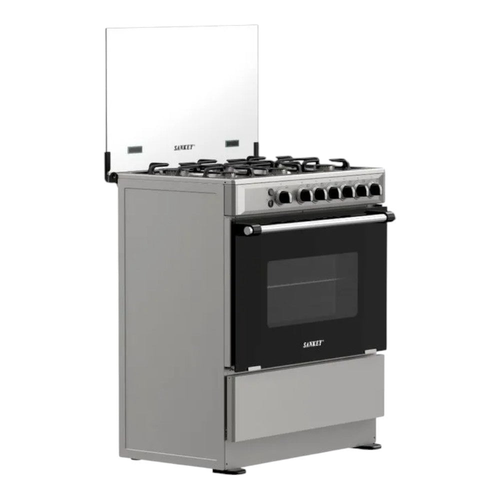 Estufa Sankey 30" / de 6 Quemadores / Acero Inoxidable