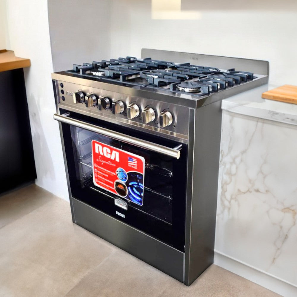 Estufa Industrial A Gas RCA de 30" / 5 Quemadores / Acero Inoxidable