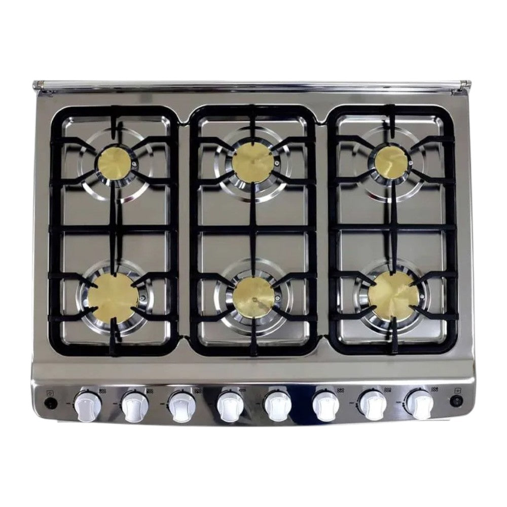 Estufa a Gas Premier / Acero Inoxidable / 6 Quemadores / 30" (105L)