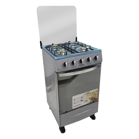 Estufa a Gas Premier de 20" (60L) /  4 Quemadores / Gris