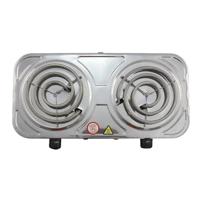 Estufa Eléctrica Premier / 2 Quemadores / Plateado