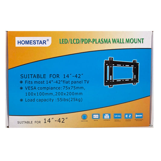 Soporte de Pared Homestar Para Televisor de 14" a 42"