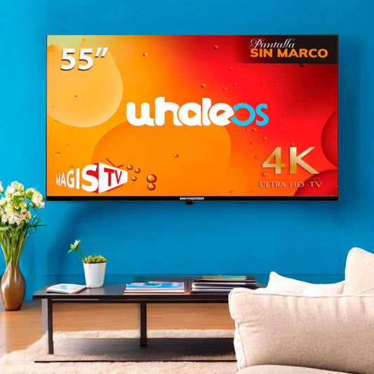 Televisor Premier 55" UHD / Smart (Whale Os) / Dvb-t2 / Sin Marco