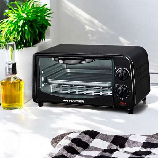 Horno Eléctrico Premier de 9 Litros / Negro / 800 W