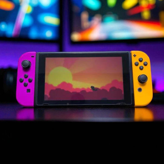 Control Nintendo Joy Con L R Pur/Ogr