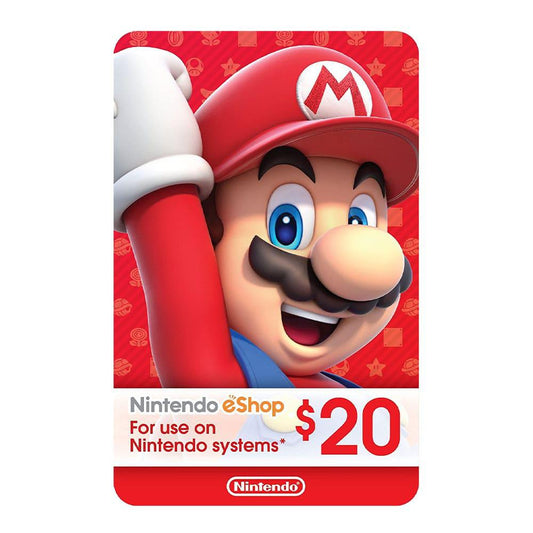 Tarjeta Digital Nintendo de $20