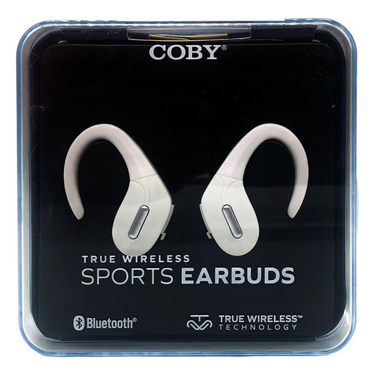 Audífonos Coby Bluetooth White Sports