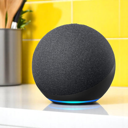 Echo Dot Amazon Full Sound Compact Charcoal