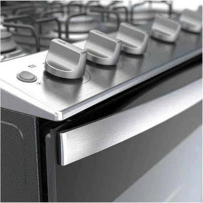 Estufa a Gas Whirlpool de 30" / Negra / 6 Quemadores